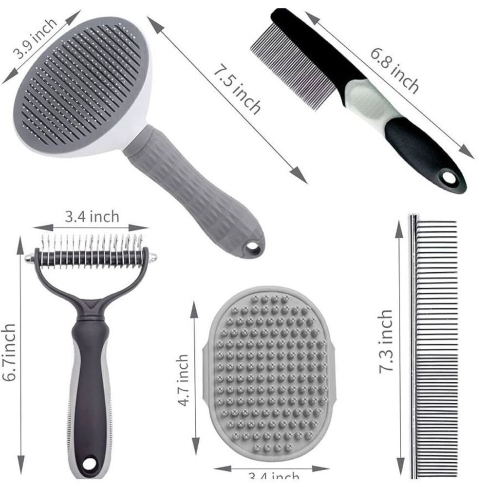 5PCS Grooming Kit for Dog,Puppy
